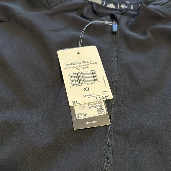 Adidas Arizona State GameMode Windbreaker Jacket Black 1/2 Zip XL NWT - Picture 7 of 13